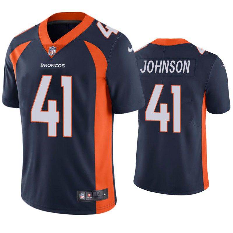 Men Denver Broncos 41 Jamar Johnson Nike Blue Limited NFL Jersey